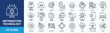 © Luckyicons - Information Technology icon set. Containing cloud computing, IT manager, big data, data analytics, internet, network security and more. Outline vector icons collection.