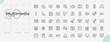 © Madani Pro - Multimedia Line Editable Icons set. Vector illustration in modern thin line style of Multimedia icons: media, music, video, etc