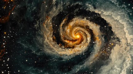 Wall Mural - Experience the beauty of the Milky Way spiral galaxy with swirling stars and cosmic colors, Spiral galaxy, of Milky Way