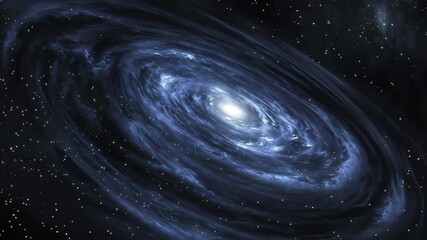 Wall Mural - Stunning view of a spiral nebula showcasing its vibrant colors and stellar formation in deep space, Space nebula ed spin