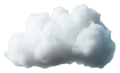 Wall Mural - png white cloud isolated nature sky.
