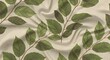 © Umar's Ideas - Soft Leaf Pattern on Cream Linen