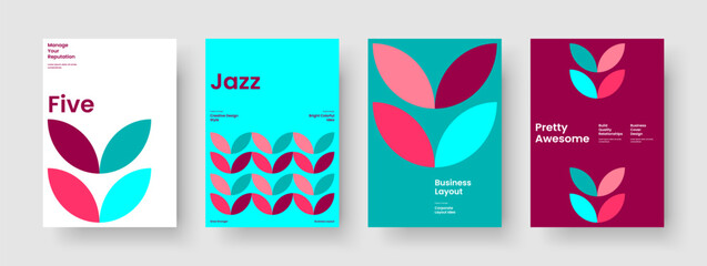 Wall Mural - abstract poster design. isolated book cover template. creative business presentation layout. banner.