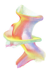 Canvas Print - png aura effect abstract pattern art.