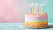 © Design Drift - Colorful birthday cake with candles