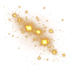 Wall Mural - png a vector glowing gold light effect lights background lighting.