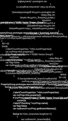 digital futuristic computer coding moving on background, high technology internet data information transfer concept