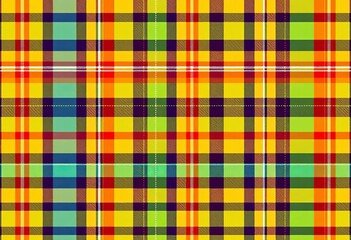 Wall Mural - vibrant multicolored checkered vector texture, modern seamless plaid pattern , vector, abstract