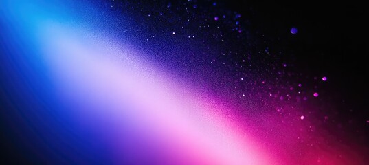 Wall Mural - Gradient Blend of Blue, White, and Pink with Sparkle Effect on Dark Backdrop
