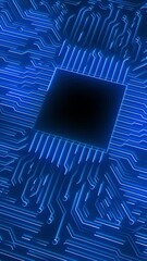 Wall Mural - ai visualization of in machine learning, computer technology, science. cyber and futuristic concept.