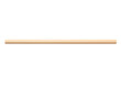 © stock.metket.com - A smooth lightcolored wooden dowel rod lying horizontally against a plain transparent background