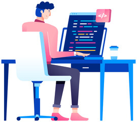 software developer illustration
