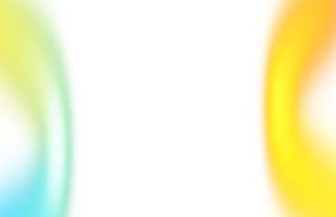 Wall Mural - grainy noisy color gradients shape cutout on transparent background, abstract neon glowing color eff