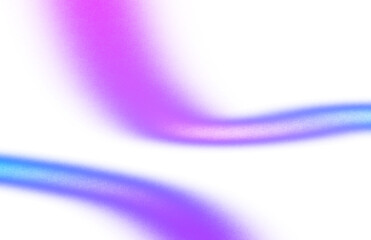 Wall Mural - grainy noisy color gradients shape cutout on transparent background, abstract neon glowing color eff