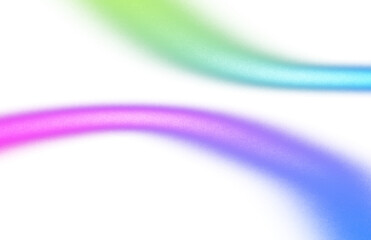 Wall Mural - grainy noisy color gradients shape cutout on transparent background, abstract neon glowing color eff