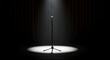 © AbdullahStudio - Microphone on stage under spotlight