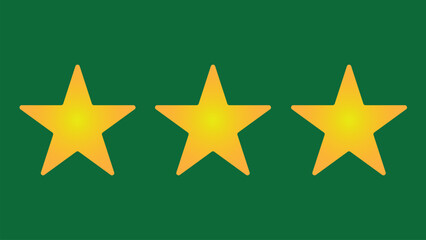 vector illustration of a golden star
