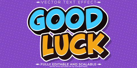 Wall Mural - Cartoon comic book editable text effect, editable cartoon and hero text style