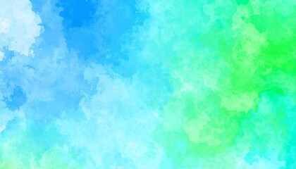 Wall Mural - an abstract hand-painted watercolor background with colorful vintage grunge texture and bright artis