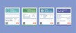 © ST.art - Group of online payment household service bills with QR code, vector flat illustration