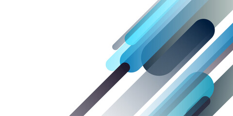 Wall Mural - dynamic abstract design featuring vibrant lines on a sleek background. straight lines and round tail