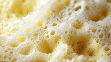 Wall Mural - a close-up shot of the foamy ocean surface, great for use in water-themed designs or as a texture el