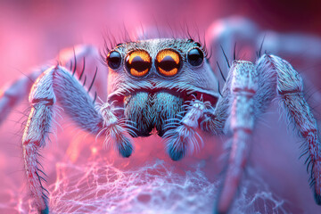 The Intricate Web Beneath Ultraviolet Night Vision