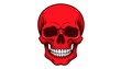 © Bara - Red skull graphic