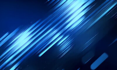 Wall Mural - dynamic blue lines motion background: abstract digital art with glowing streaks and bright energy. s