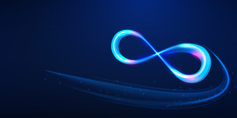 Wall Mural - Circular waves, different colors. Technical elements formed in the shape of a circle. Abstract circular waves.