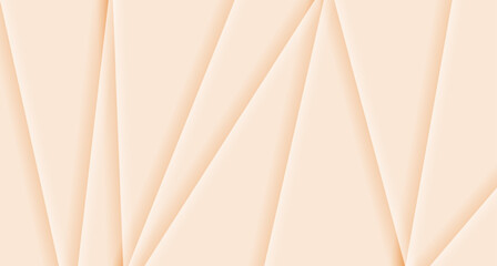 Wall Mural - Beige geometric tech background with minimal stripes and lines. Vector concept design