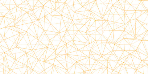 Wall Mural - abstract of simple golden line triangle pattern geometric background. seamless geometric polygonal r