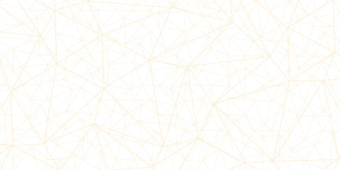 Wall Mural - abstract of simple golden line triangle pattern geometric background. seamless geometric polygonal r