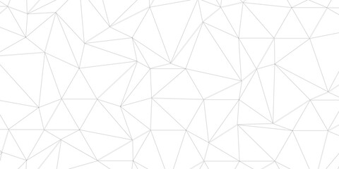 Wall Mural - abstract of simple gray line triangle pattern geometric background. seamless geometric polygonal rep