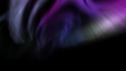 Wall Mural - vibrant aurora showcase purple and green loop animation