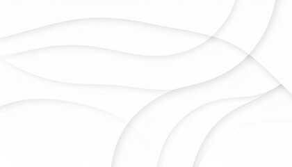 Wall Mural - abstract white wave geometric background design