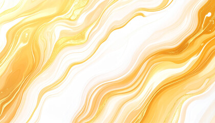 Wall Mural - abstract golden and white swirls a visual symphony of color and flow