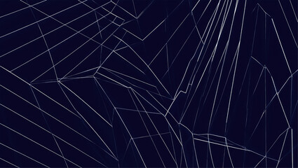 Spider web on a dark background