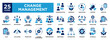 © Anneyra - change management icon collection set. containing design strategy,transition,support,challenge,adaptation