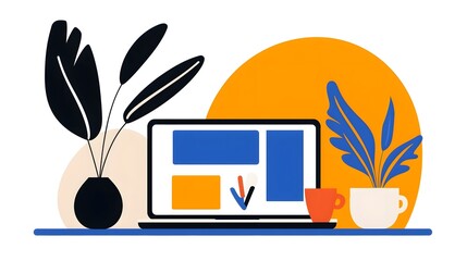 Laptop and code snippets for programming