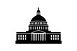 © MST Graphics - Capitol building government architecture landmark silhouette vector illustration