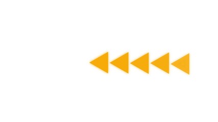 Wall Mural - left-directional arrow loop animation .arrow loading animation abstract glowing left-directional red