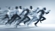© Johannes - A conceptual image illustrating business agility with dynamic figures or symbols representing adaptability, speed, and innovation in a corporate setting.