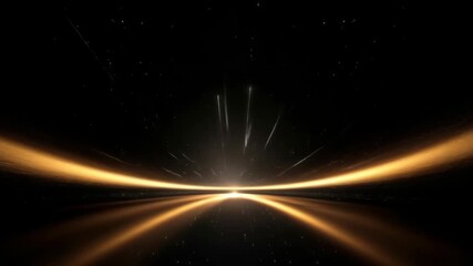 Wall Mural - a mesmerizing video still of a cosmic event, captured from a low angle, showcasing glowing light wav