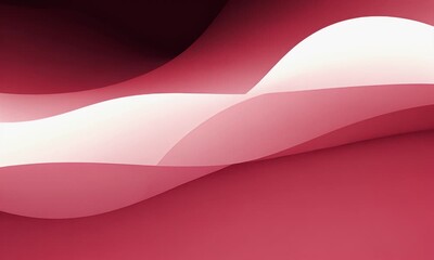 Wall Mural - Abstract Red and White Wave Background