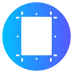 Print Guides gradient icon