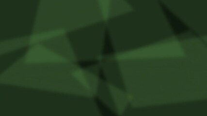 Wall Mural - Dark green abstract polygon background