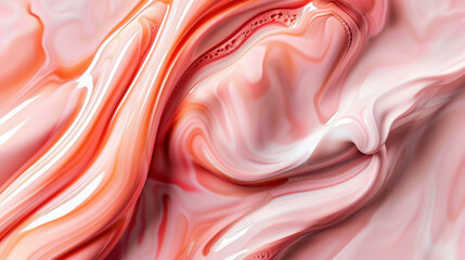 Wall Mural - dreamy pastel flow with smooth, swirling textures creates calming and ethereal atmosphere. soft hues