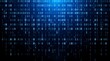 © CuteBee - Abstract binary code background with glowing blue digits and subtle light effects over a dark backdrop