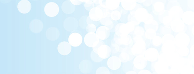 Wall Mural - lovely bokeh shiny particle abstract banner with blurred effect